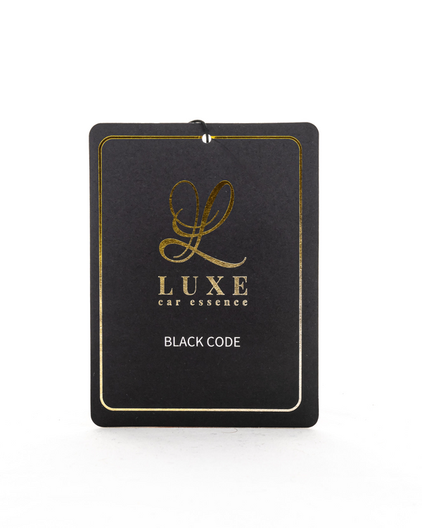 Luxe Card Freshener Black Code